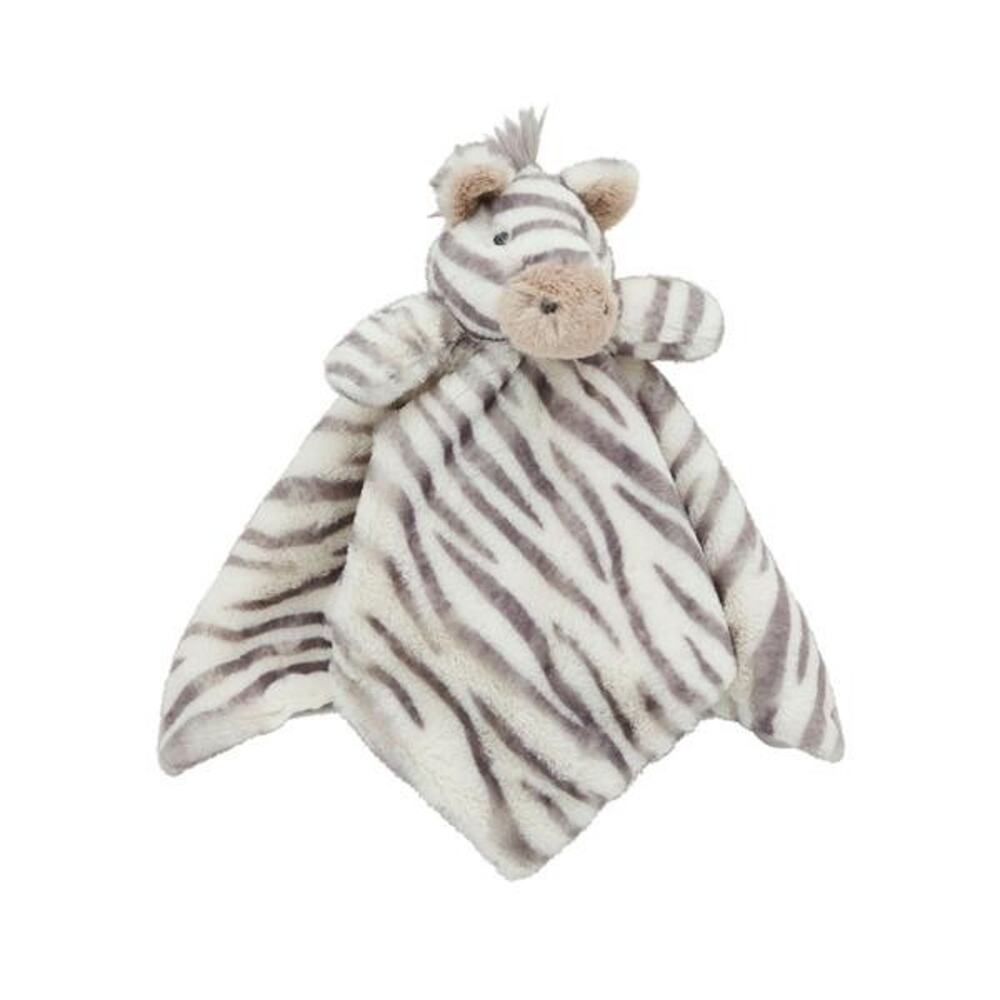 MUDPIE Mud Pie Gray Stripe Sherpa ZEBRA WOOBIE Lovey Security Blanket NEW Sealed